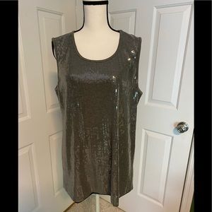 Sequin Tunic Top